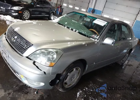 2002 Lexus Ls 430 из США, поврежденный, VIN JTHBN30F120072004